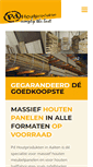 Mobile Screenshot of pdhoutprodukten.nl